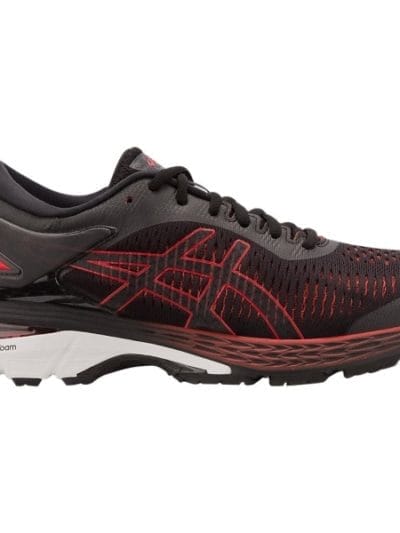 Fitness Mania - Asics Gel Kayano 25 - Womens Running Shoes - Black/Classic Red