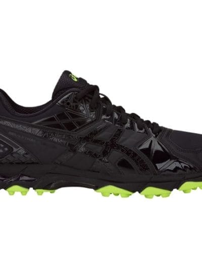 Fitness Mania - Asics Gel Lethal Burner - Mens Cross Training and Turf Shoes - Double Black/Hazard Green
