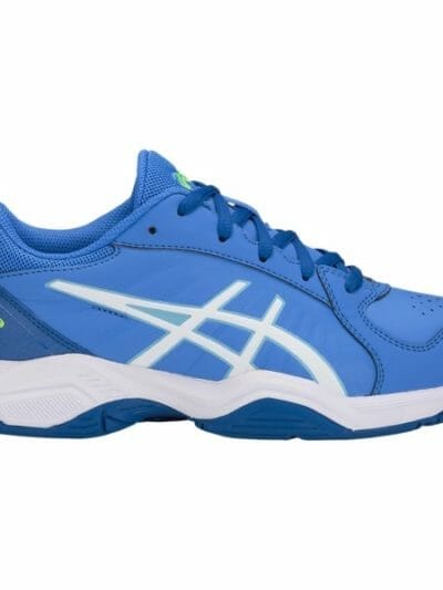 Fitness Mania - Asics Gel Netburner 19 GS - Kids Girls Netball Shoes - Blue Coast/White