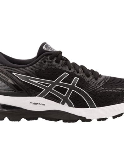 Fitness Mania - Asics Gel Nimbus 21 - Womens Running Shoes - Black/Dark Grey