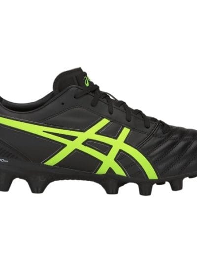 Fitness Mania - Asics Lethal Flash IT - Mens Football Boots - Black/Hazard Green