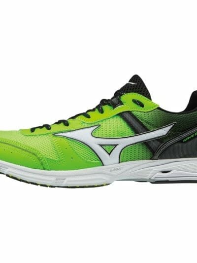 Fitness Mania - Mizuno Wave Emperor 3 - Mens Running Shoes - Green Gecko/White/Black