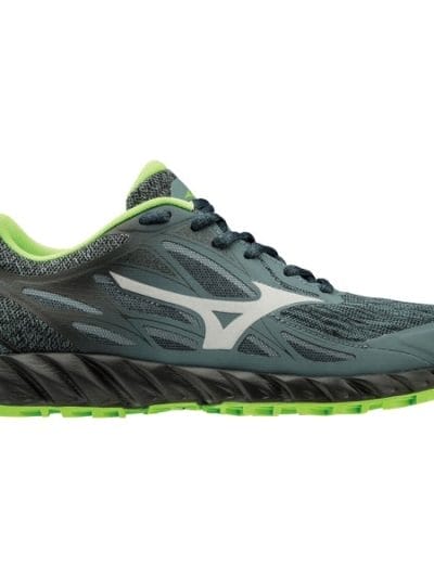 Fitness Mania - Mizuno Wave Ibuki - Mens Trail Running Shoes - Stormy Weather/Jasmine Green