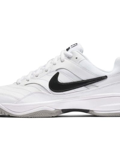 Fitness Mania - Nike Court Lite - Mens Tennis Shoes - White/Black/Medium Grey