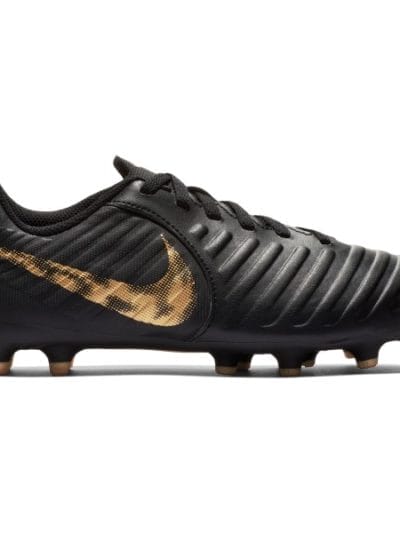 Fitness Mania - Nike Jr Tiempo Legend VII Club FG - Kids Football Boots - Black/Metallic Vivid Gold