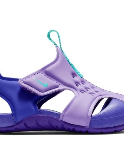 Fitness Mania - Nike Sunray Protect 2 TD - Toddler Girls Sandals - Atomic Violet/Hyper Jade/Hyper Grape