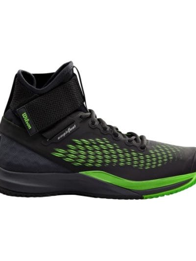 Fitness Mania - Wilson Amplifeel AC 2.0 - Mens Tennis Shoes - Black/Ebony/Green Gecko