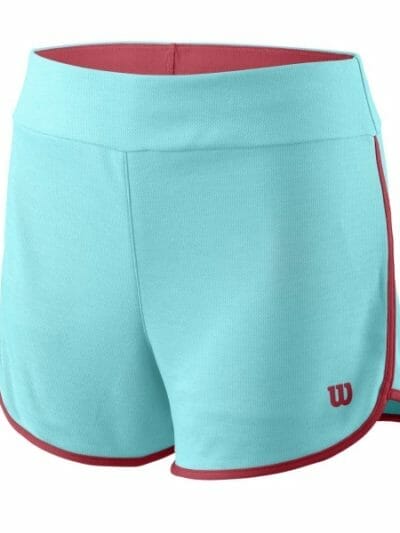 Fitness Mania - Wilson Core 3.5 Inch Kids Girls Tennis Shorts - Island Paradise/Holly Berry