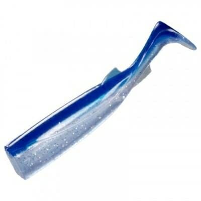 Fitness Mania - 3'5 BIGA Sea shad soft lure - DARK BLUE CREAM