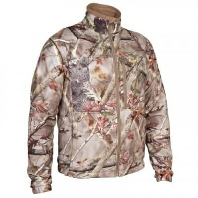 Fitness Mania - ACTIKAM 300 FLEECE HUNTING JACKET - CAMOUFLAGE BROWN