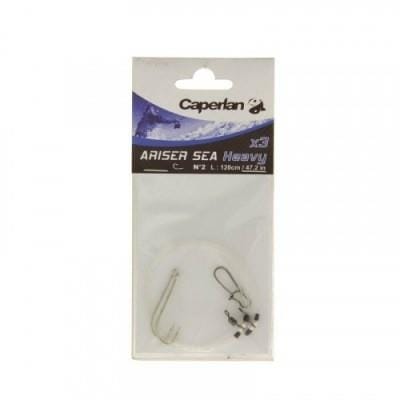 Fitness Mania - ARISER SEA HEAVY X3 n°2 Hook Surfcasting fishing leader