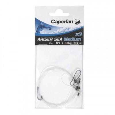 Fitness Mania - ARISER SEA MEDIUM X3 KIT hook nb 6 surfcasting leader