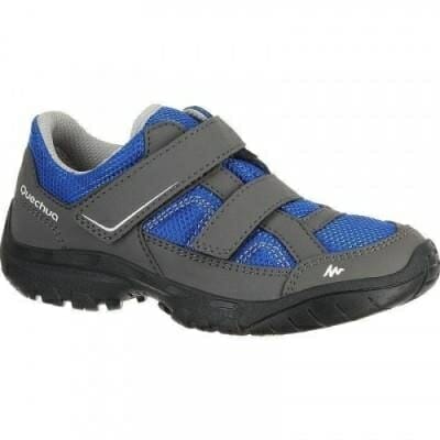 Fitness Mania - Children's Hiking Rip-Tab Shoes - Arpenaz 50 - Blue