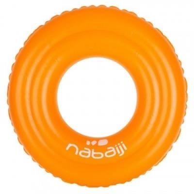 Fitness Mania - Children's swim ring with two inflation chambers - orange 51 cm 11-30 kg