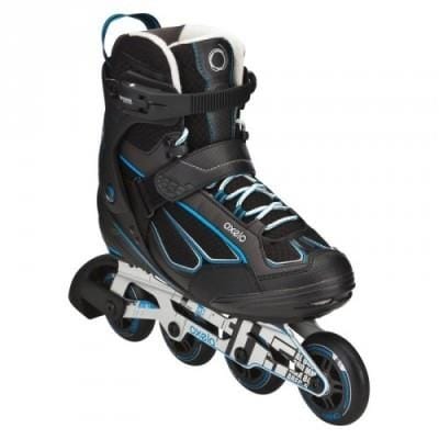 Fitness Mania - FIT 5 Inline Fitness Skates - Black _PIPE_ Blue