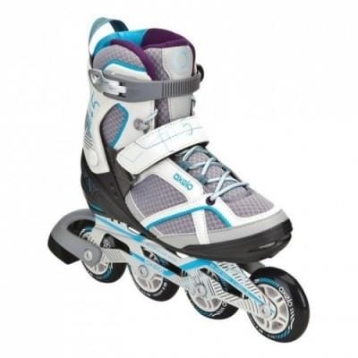 Fitness Mania - FIT 5 Women's Fitness Skates - Grey _PIPE_ Blue