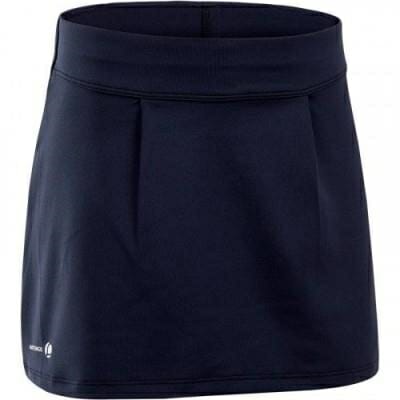 Fitness Mania - Girls' Tennis Badminton Squash Skirt Essential 100 - Navy Blue