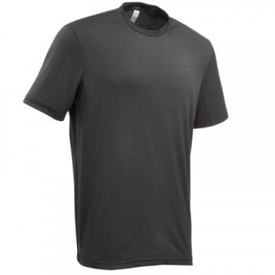 Fitness Mania - Men's Short-Sleeved Hiking T-Shirt TechFRESH 50 - Dark Grey