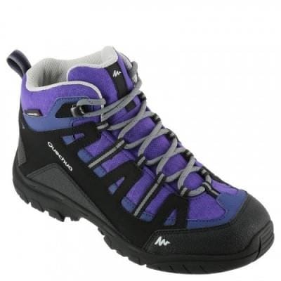 Fitness Mania - NH500 Mid Waterproof Jr Hiking Shoes - Purple