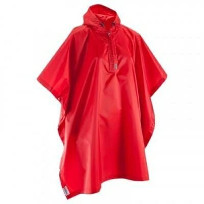 Fitness Mania - Rain Poncho Arpenaz Junior Waterproof 25 Litre - Red