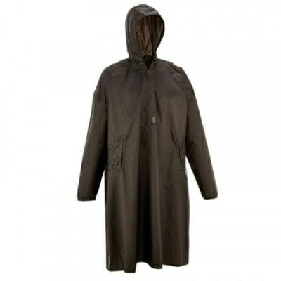 Fitness Mania - Rain Poncho Arpenaz Waterproof S/M 40 Litre - Dark Grey