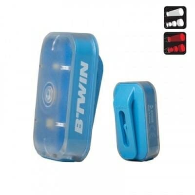 Fitness Mania - Rear USB Rechargeable Wearable Bike Light - Clip 300 - Blue