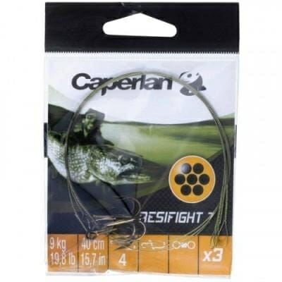 Fitness Mania - Resifight 7 Treble Hook 9kg X3 Predator Fishing Leader