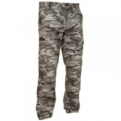 Fitness Mania - Steppe 300 Camouflage Trousers - Black