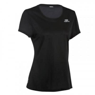 Fitness Mania - Womens Running T-Shirt - Run Dry - Black