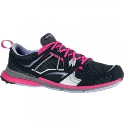 Fitness Mania - Women's Shoes Fitness Walking Shoes Propulse Walk 400 Black/Pink