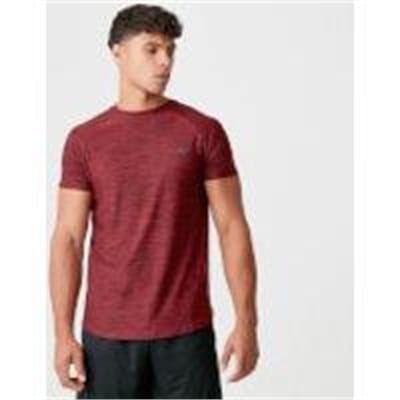Fitness Mania - Dry-Tech Infinity T-Shirt - Red Marl - XXL - Red Marl