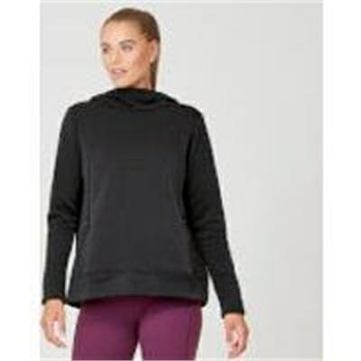 Fitness Mania - Forever Warm Cape Hoodie - Black - XL - Black