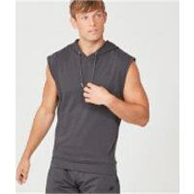 Fitness Mania - Form Sleeveless Hoodie - Slate - L - Slate