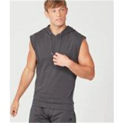 Fitness Mania - Form Sleeveless Hoodie - Slate