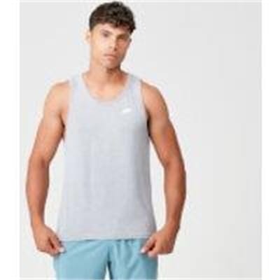 Fitness Mania - Performance Tank Top - Grey Marl - L - Silver Marl