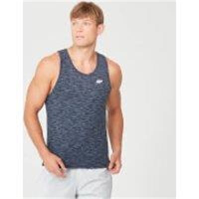 Fitness Mania - Performance Tank Top - Navy Marl - L - Navy Marl