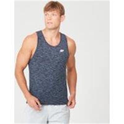 Fitness Mania - Performance Tank Top - Navy Marl - S - Navy Marl