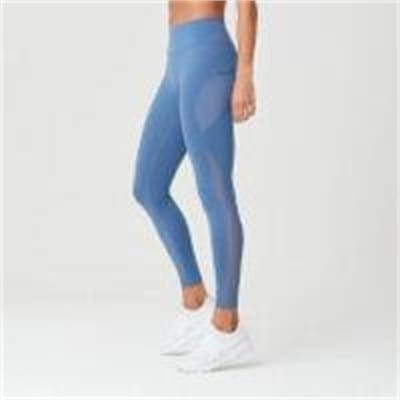 Fitness Mania - Power Mesh Leggings - Thunder Blue