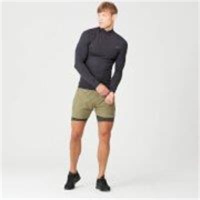 Fitness Mania - Sculpt Seamless 1/4 Zip Top - Slate