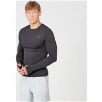 Fitness Mania - Sculpt Seamless Long Sleeve T-Shirt - Slate - XS - Slate