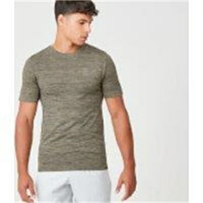 Fitness Mania - Sculpt Seamless T-Shirt - Light Olive - S - Light Olive