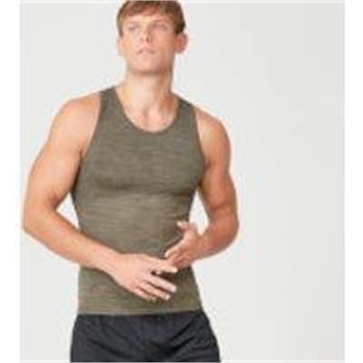 Fitness Mania - Sculpt Seamless Tank Top - Light Olive