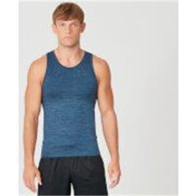 Fitness Mania - Sculpt Seamless Tank Top - Petrol Blue - XXL - Petrol Blue