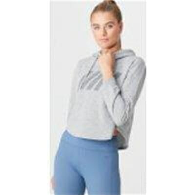 Fitness Mania - The Original Cropped Hoodie - Grey Marl - XS - Grey Marl