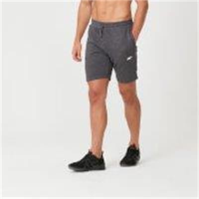 Fitness Mania - Tru-Fit Sweat Shorts - Charcoal Marl - L - Charcoal Marl