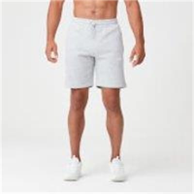 Fitness Mania - Tru-Fit Sweat Shorts - Grey Marl - L - Grey Marl