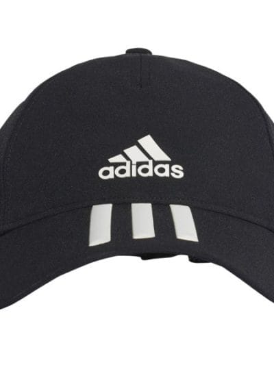 Fitness Mania - Adidas C40 3-Stripes Climalite Womens Running Cap - Black/White