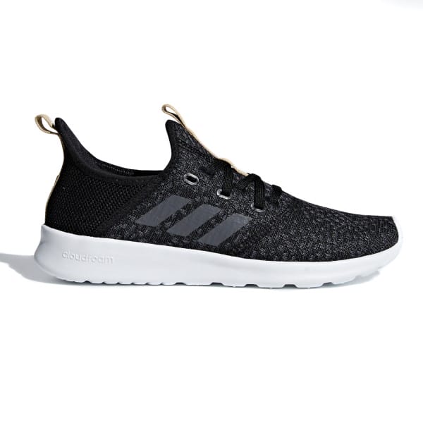 Fitness Mania - Adidas Cloudfoam Pure - Womens Running Shoes - Core Black/Grey/Black