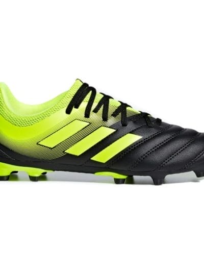 Fitness Mania - Adidas Copa 19.3 FG - Kids Boys Football Boots - Core Black/Yellow