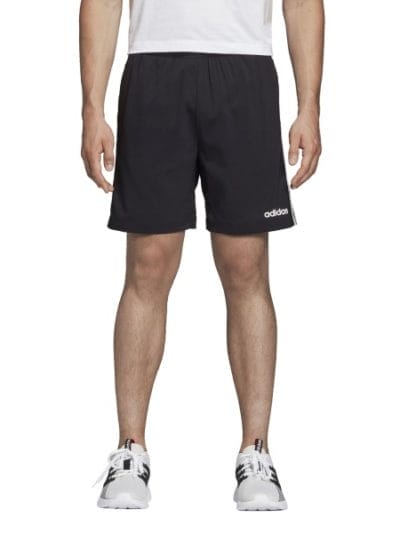 Fitness Mania - Adidas Essentials 3-Stripes Chesea 7 Inch Mens Training Shorts - Black/White